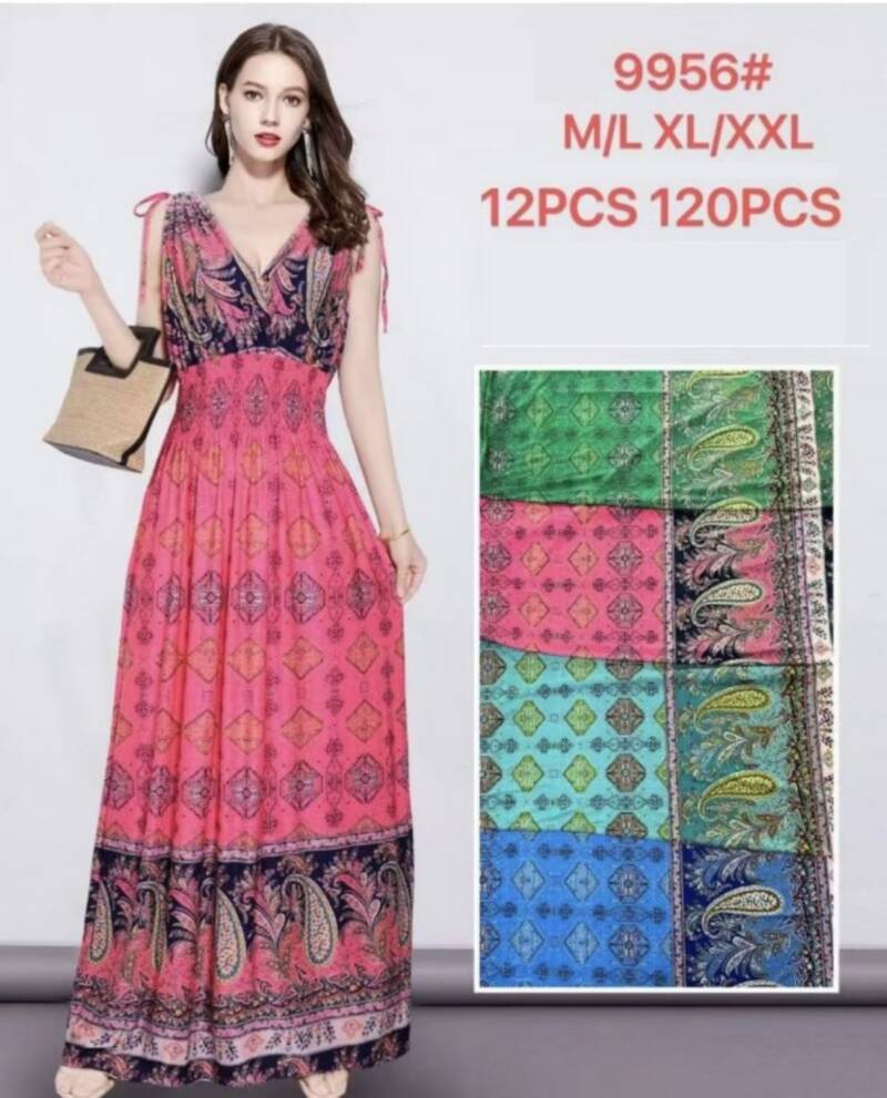 Sukienki damskie Roz M/L-XL/2XL, Mix Kolor Paczka 12 szt 1